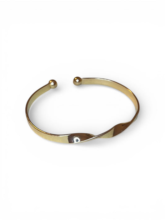 Golden Twist Bangle